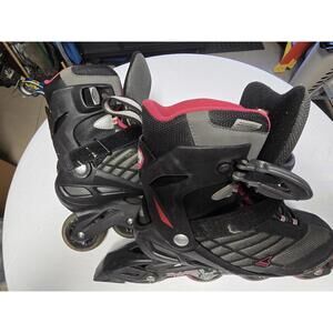 Black and Pink Rollerblade Inline Skates; Size W10